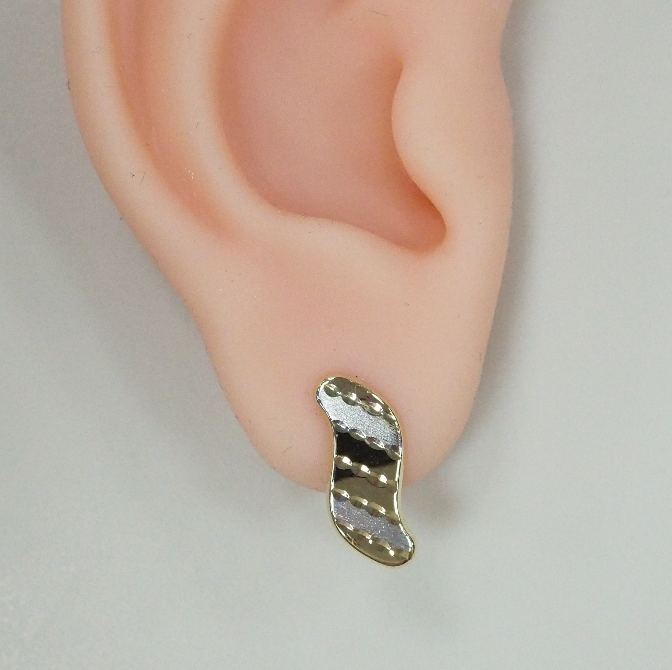 Серьги из желтого золота